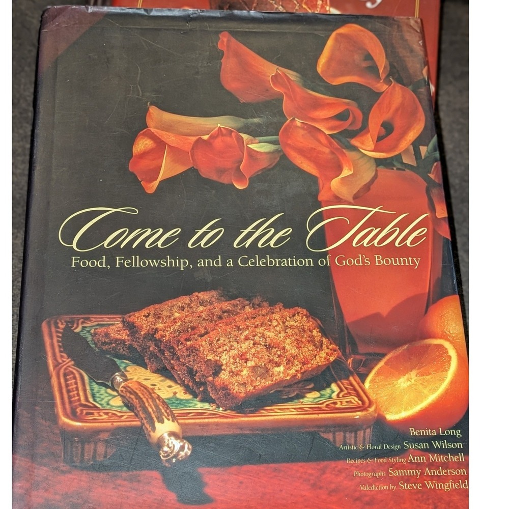 Come to the Table Benita Long Thomas Nelson Christian Cookbook Hardcover 1982